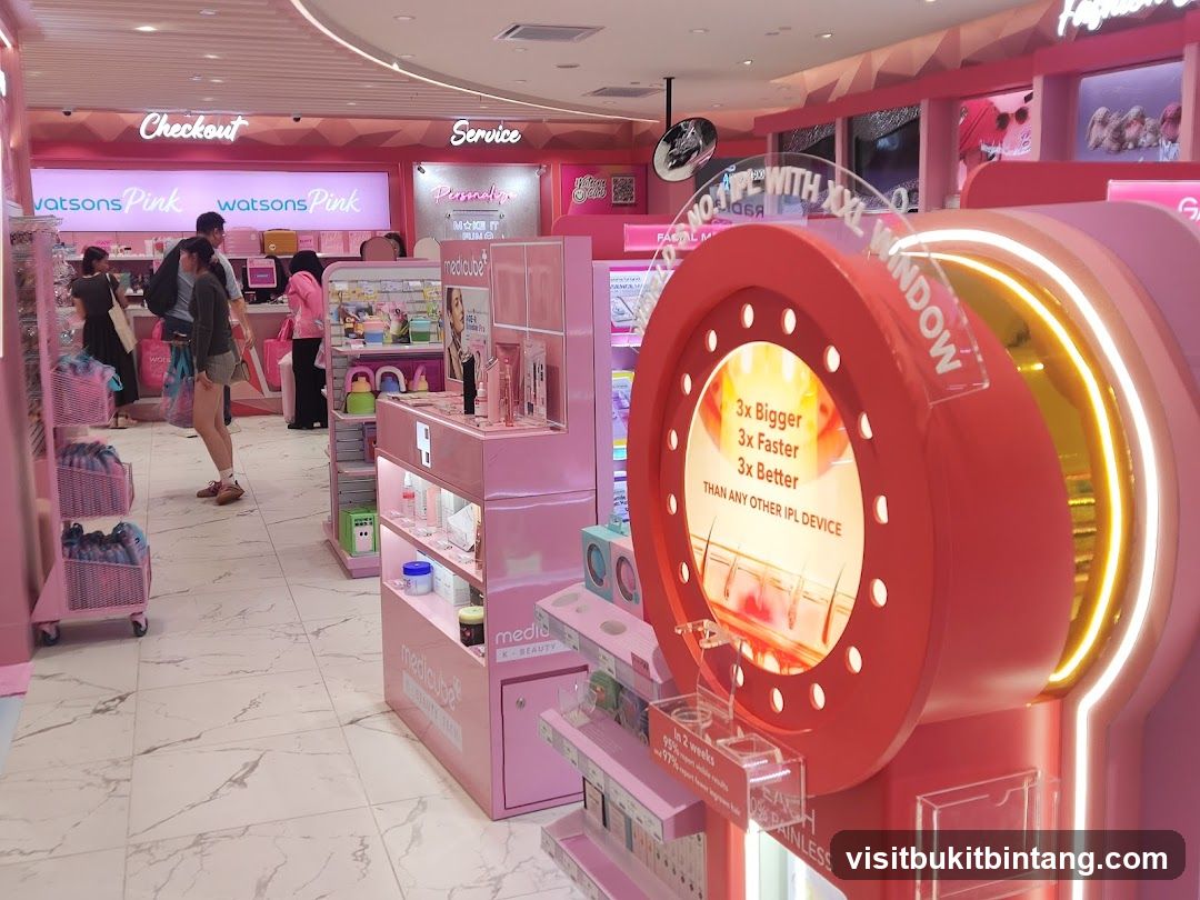 Watsons Pink Store Interior