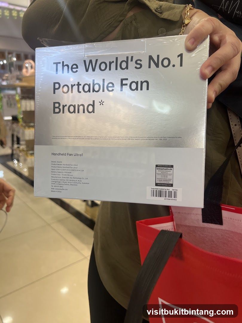 Portable Fan Product Display