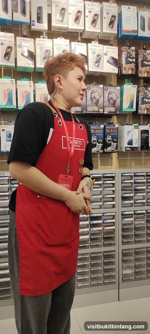 Store Interior with Staff Member