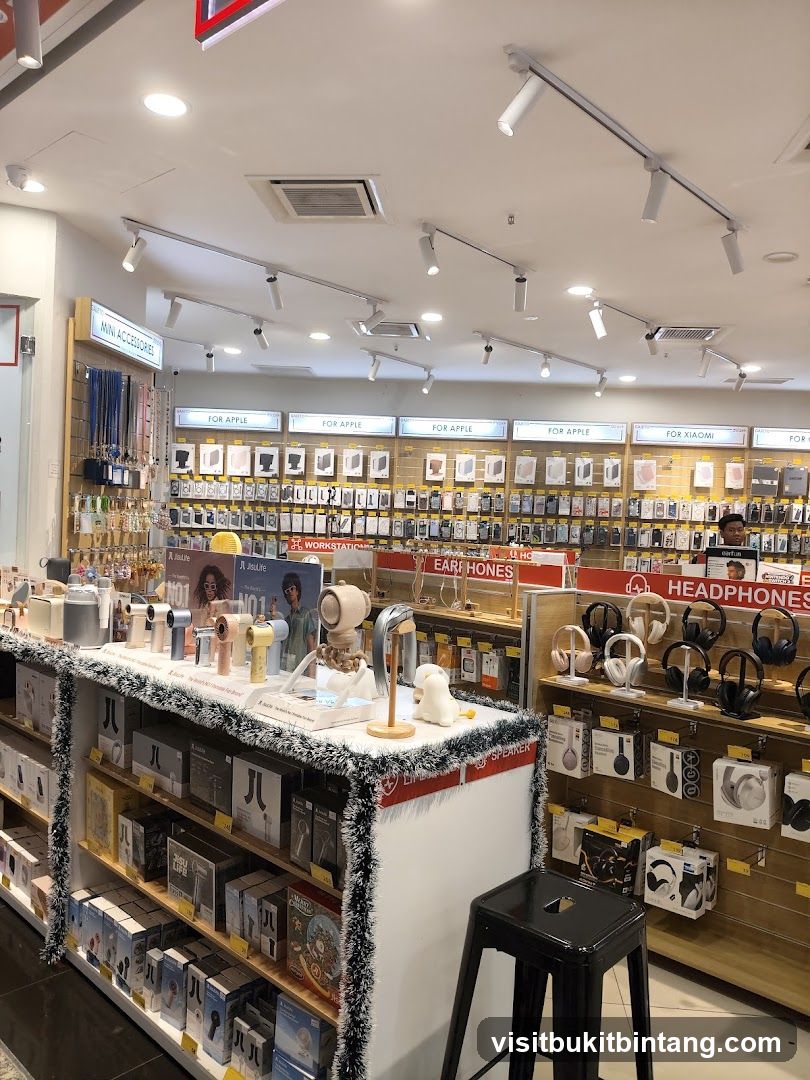 Electronics Store Interior Display