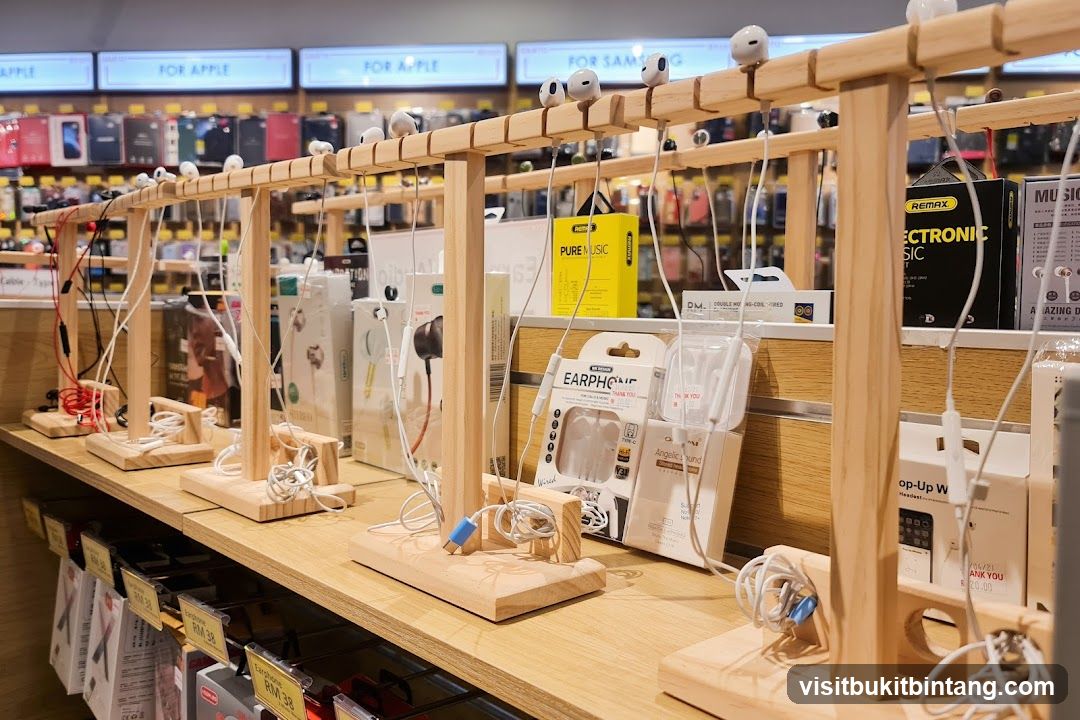 Electronics Display Shelf