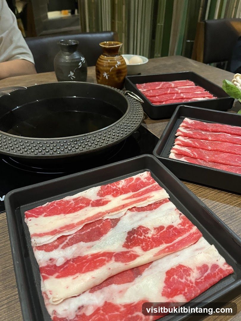 Hot Pot Dining Setup