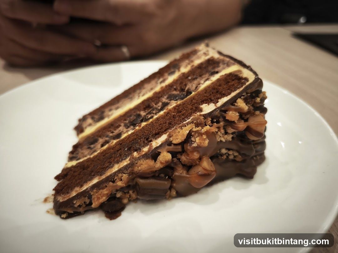 Chocolate Layer Cake Slice
