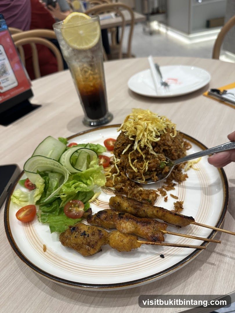 Dinner Plate with Food and Drink