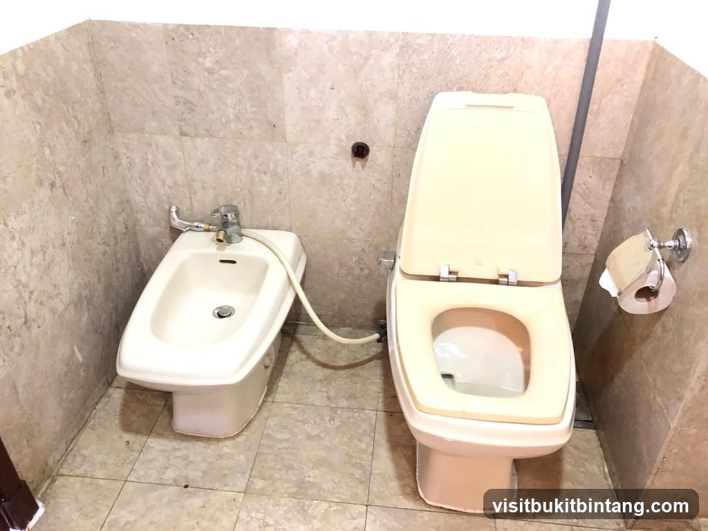 Bathroom with Bidet and Toilet