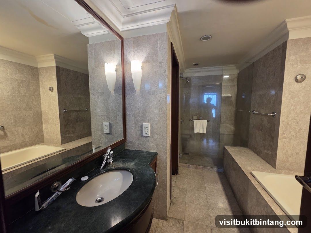 Bathroom Interior with Sink and Shower