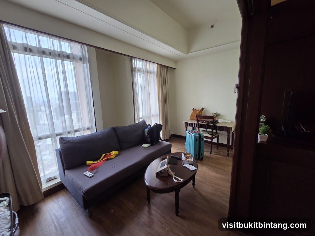 Living Room Interior with Sofa and Coffee Table