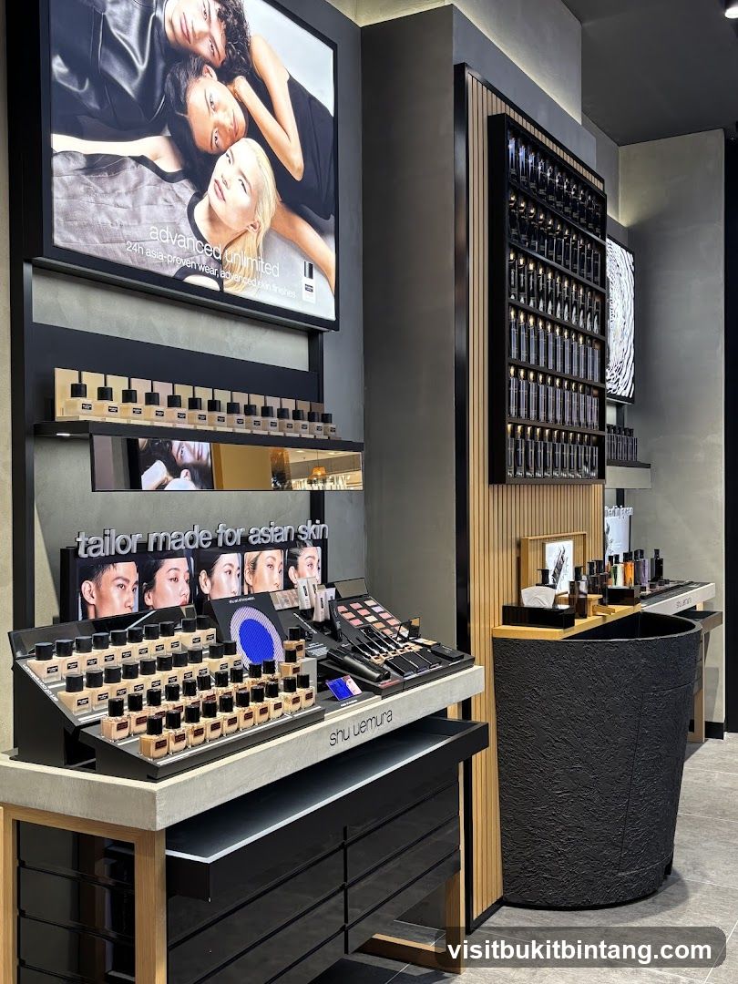 Shu Uemura Makeup Display