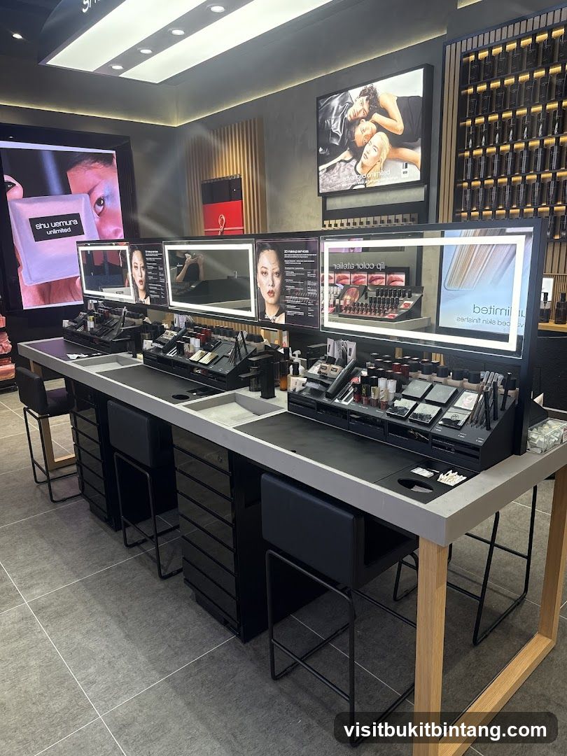 Makeup Display Counter