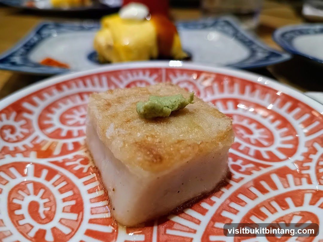 Squid Cake with Wasabi