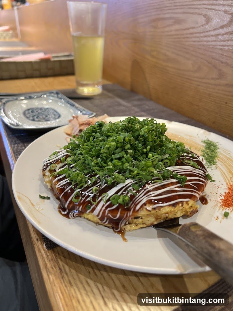 Okonomiyaki with Toppings