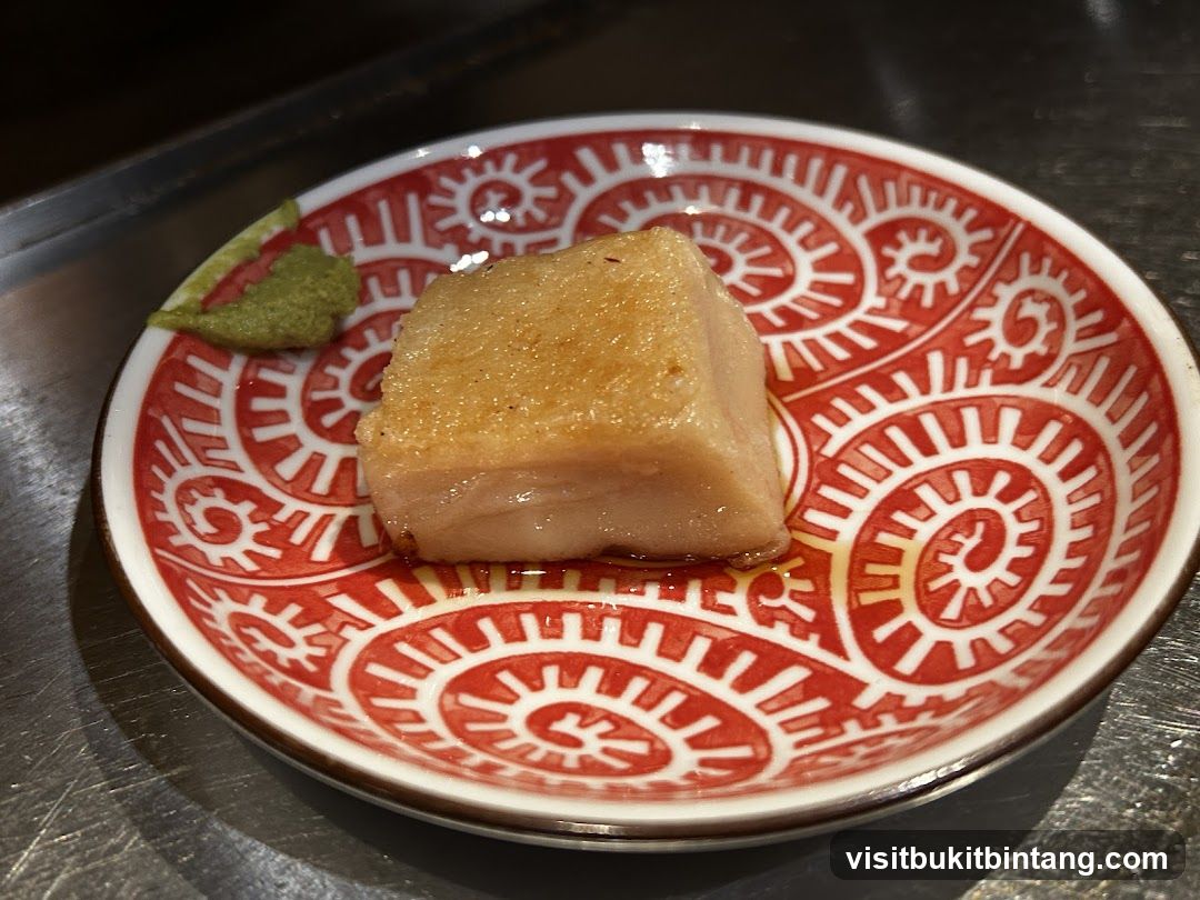 Squid on patterned plate
