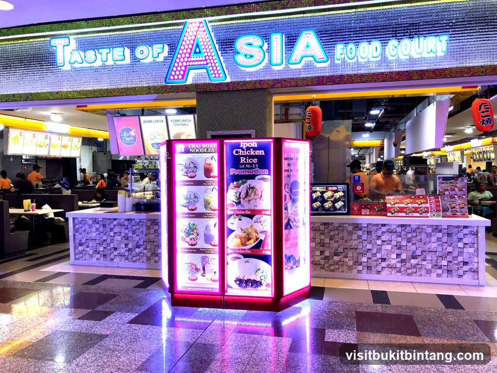 Taste of Asia Food Court Interior