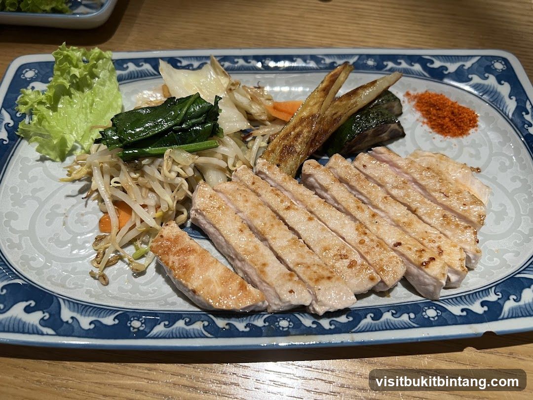 Grilled Salmon with Side Vegetables