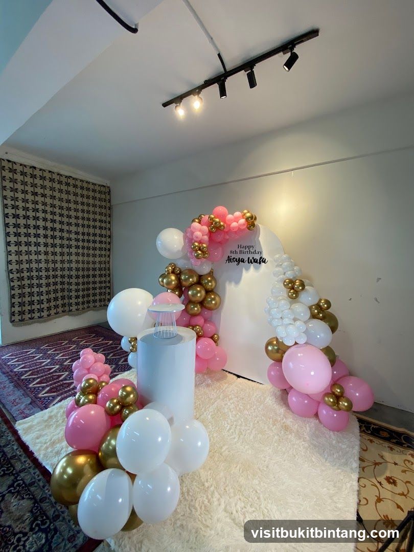 Birthday Balloon Arch