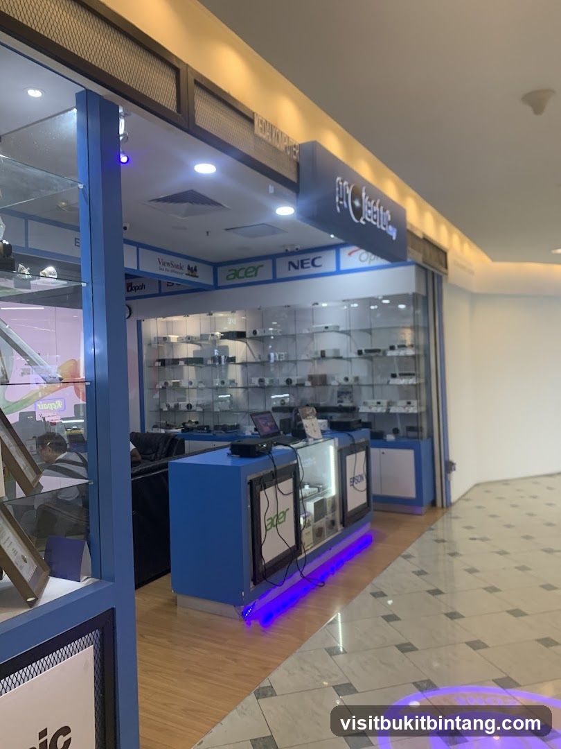 Electronics Store Interior