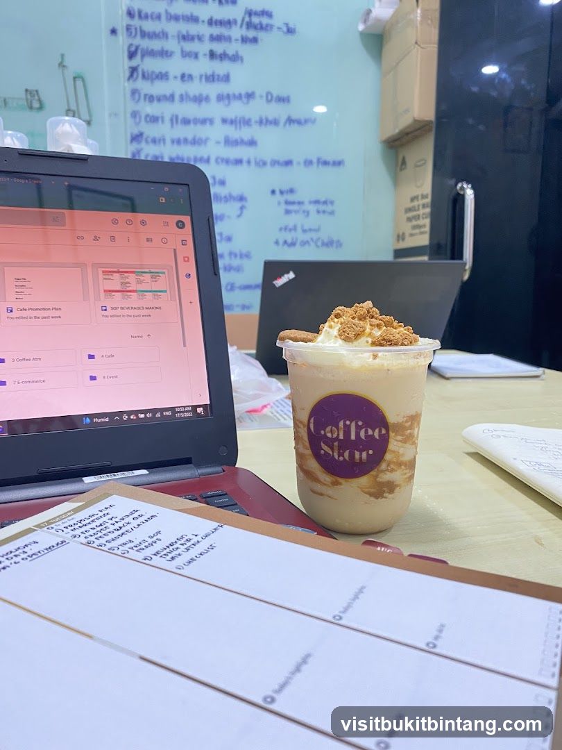 Coffee Star Drink and Workstation