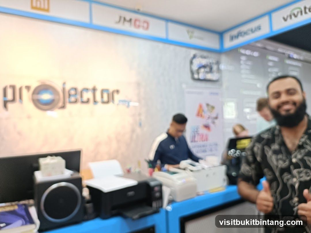 Projector Shop Interior