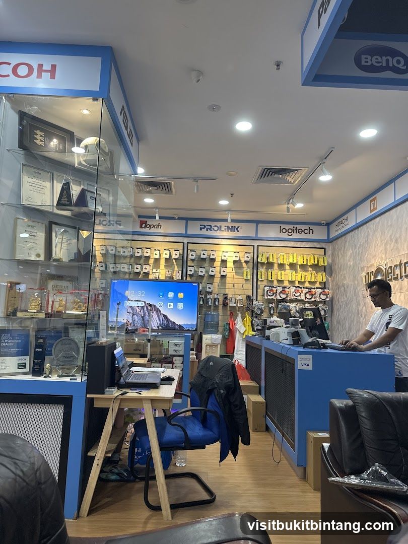 Electronics Store Interior