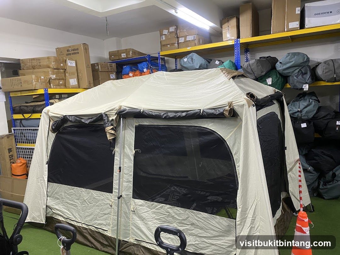 Camping Tent Display