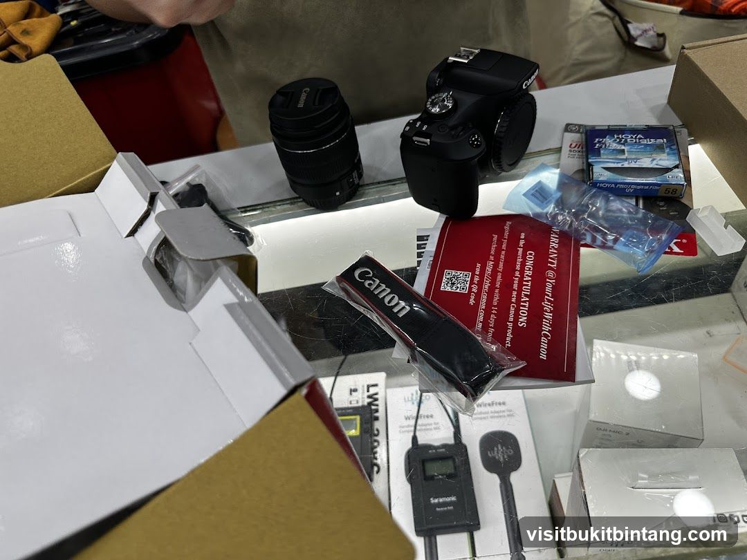 Camera Gear Display