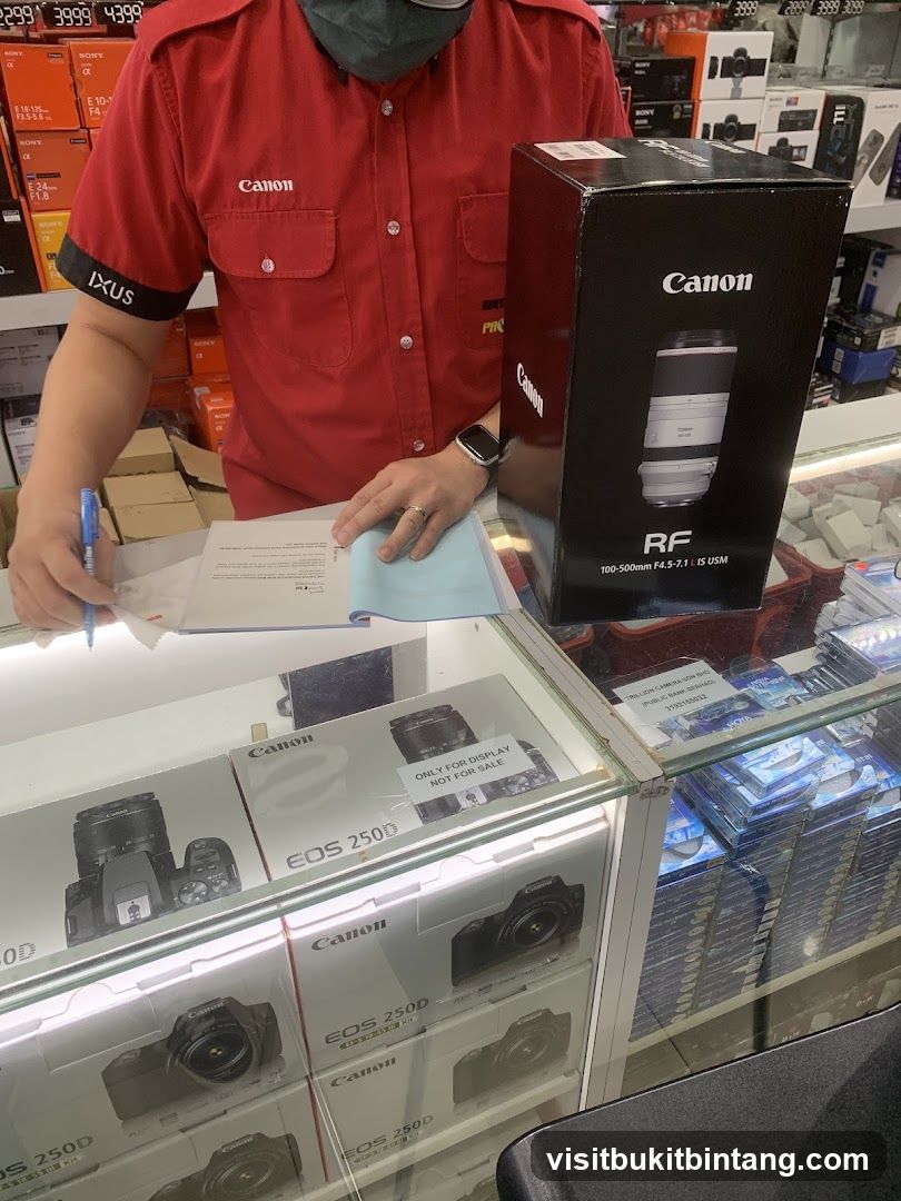 Canon Camera Store Interior