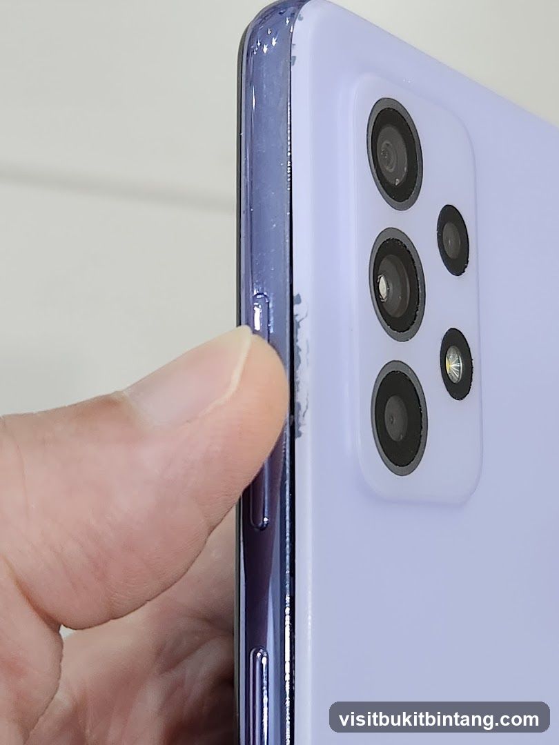 Smartphone Side View with Camera Module