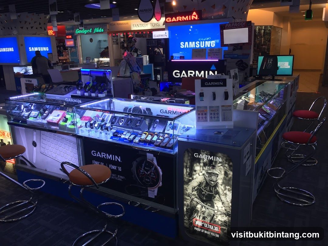 Electronics Store Interior Display