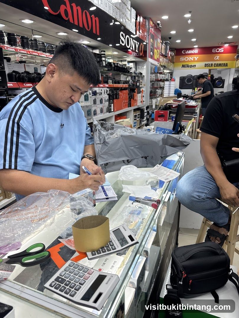 Electronics Store Interior