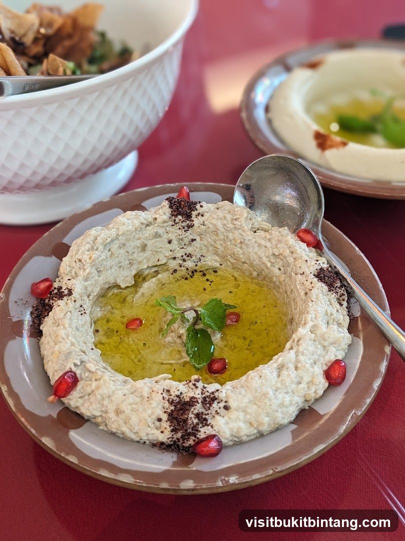 Hummus with Pomegranate and Olive Oil