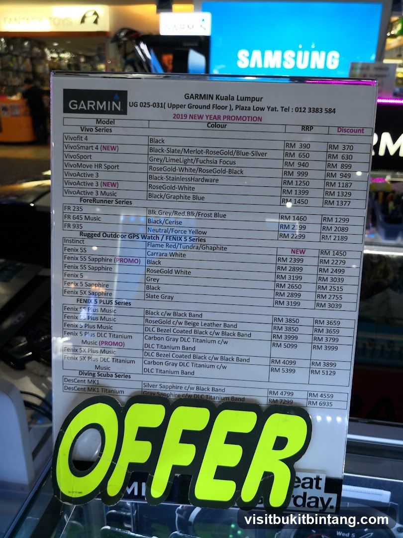 Garmin Watch Price List
