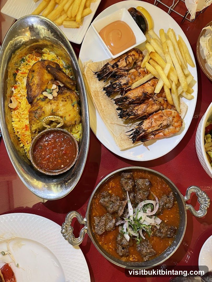 Indian and Seafood Platter