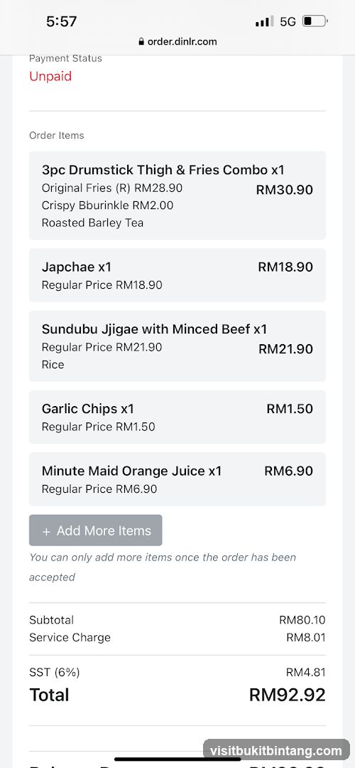 Order Summary