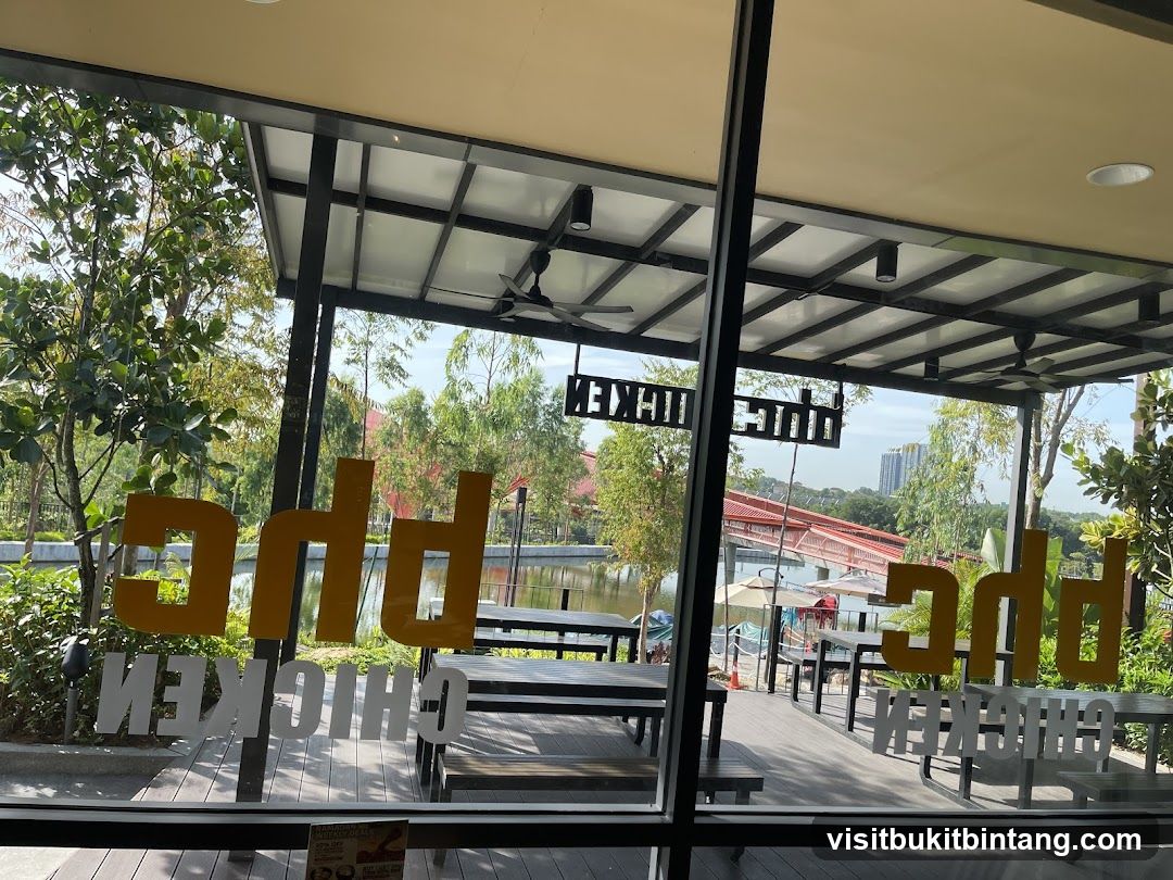 Outdoor Seating Area with Branding