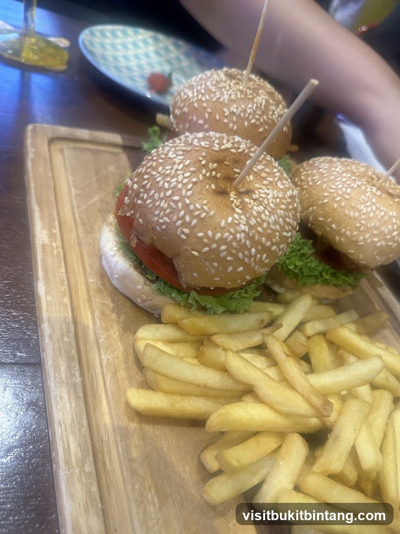 Mini Burgers with Fries