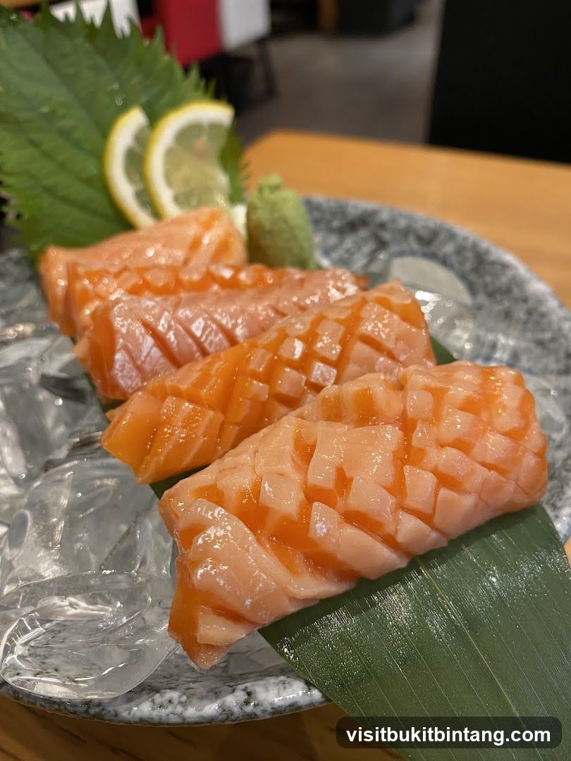 Sashimi Platter with Salmon