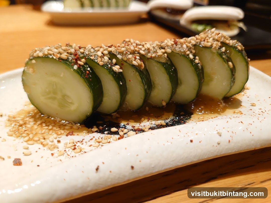 Cucumber Salad with Sesame Seeds