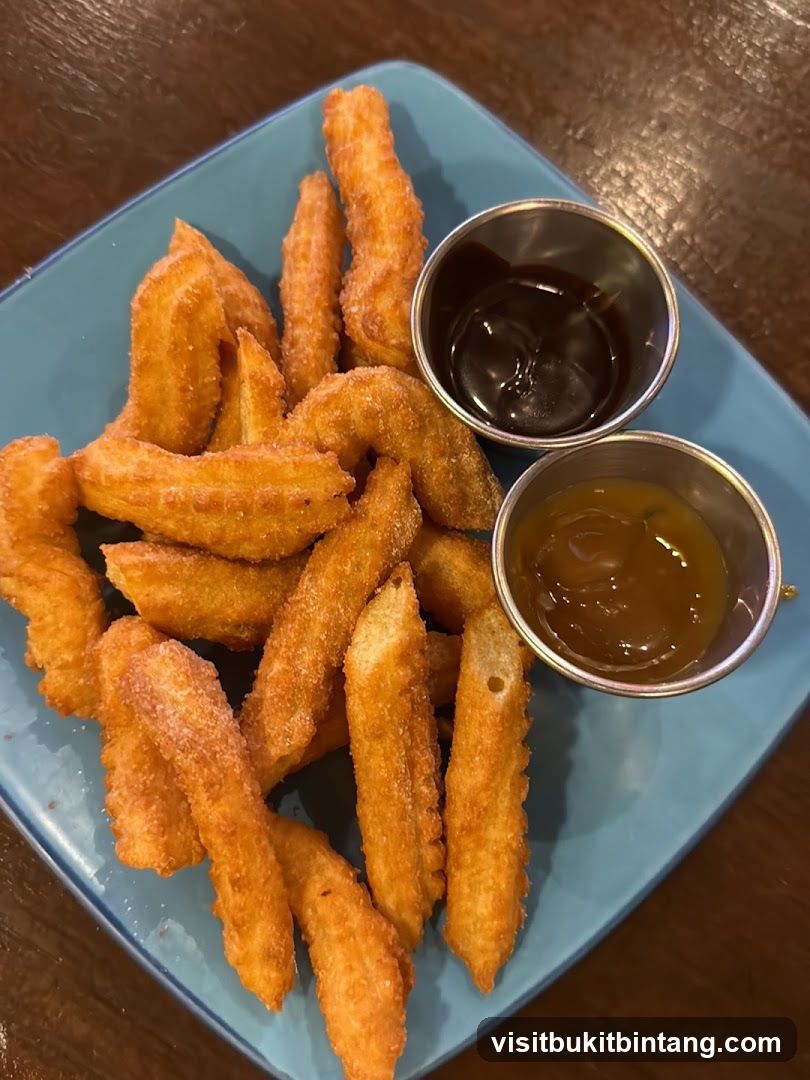 Fried Food with Dipping Sauces