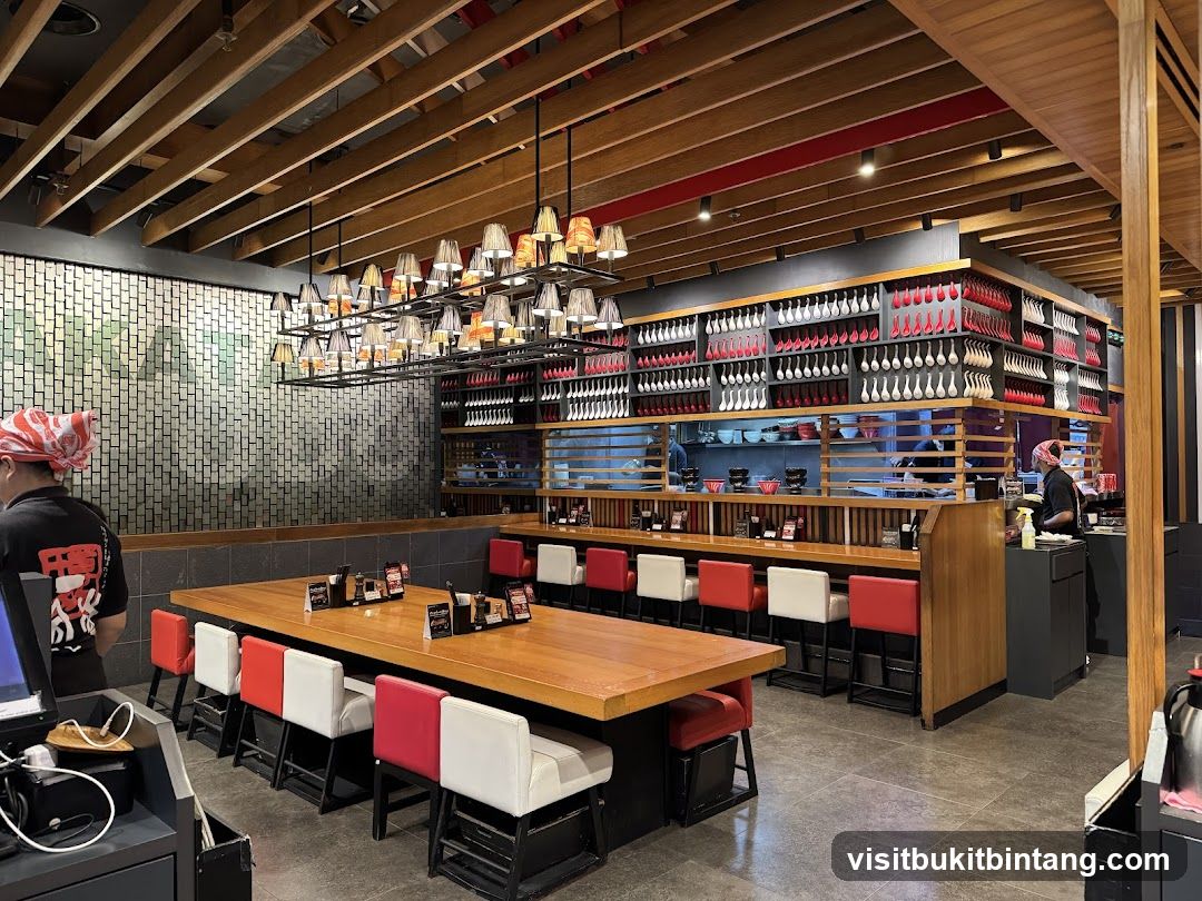 Restaurant Interior with Bar Area