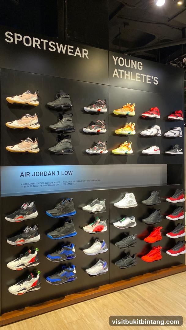 Nike Air Jordan Display Wall