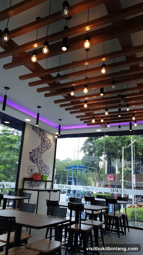 Restaurant Interior with Tacos Decor