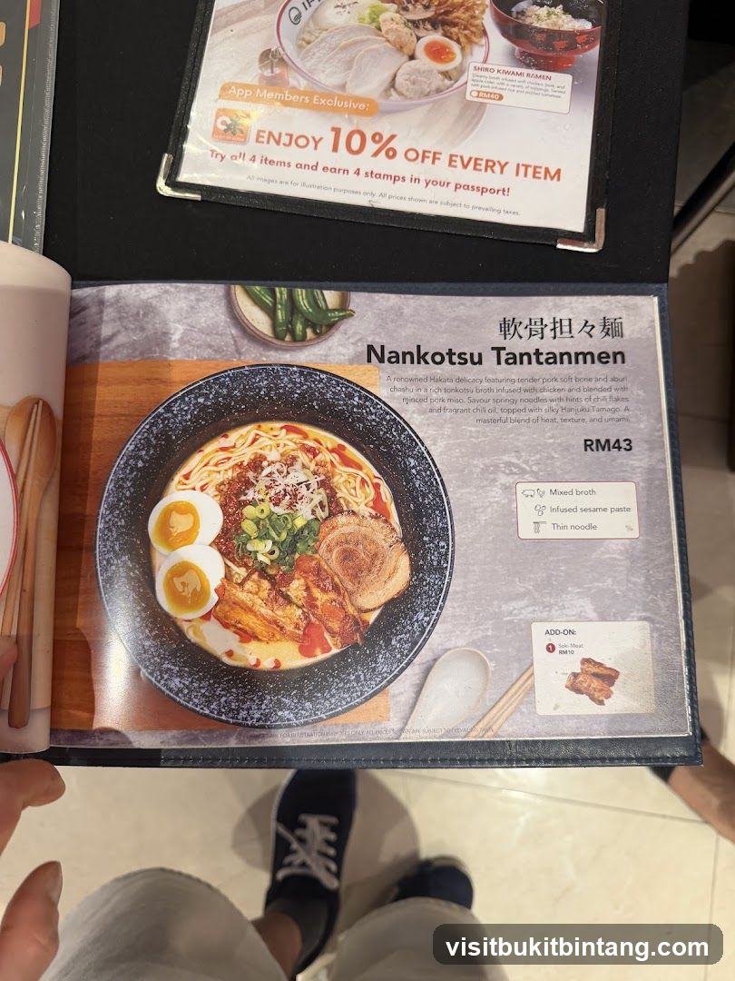 Ramen Menu Page