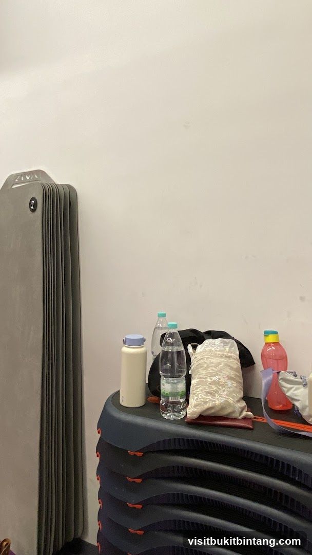 Fitness Equipment and Water Bottles