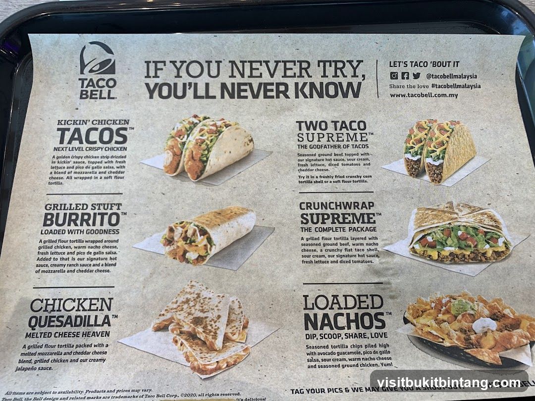 Taco Bell Menu