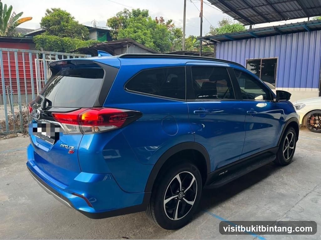 Blue Toyota Fortuner SUV