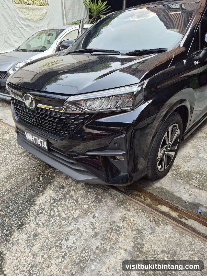 Black Car Exterior Shot