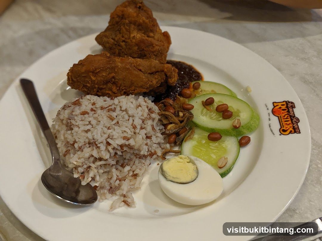 Fried Chicken Rice Plate