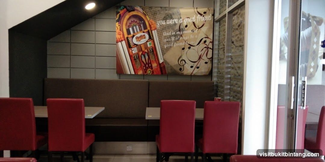 Dining Area with Jukebox Wall Art