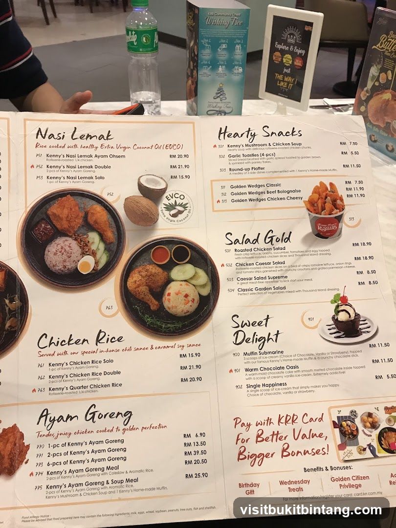Nasi Lemat & Hearty Snacks Menu