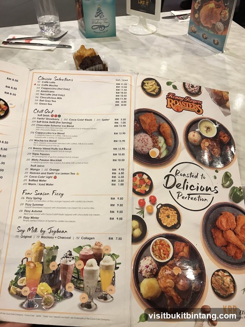 Coffee Shop Menu Display